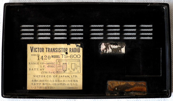 TS-600 product label