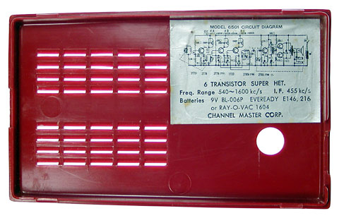 CM6501 product label